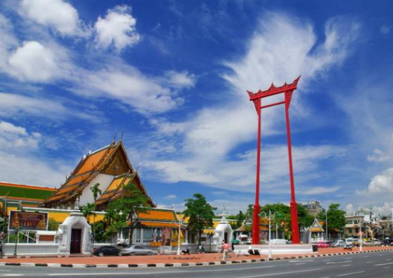 Your business class flight to Bangkok kicks off a stellar visit with sites like Wat Suthat. - IFlyFirstClass