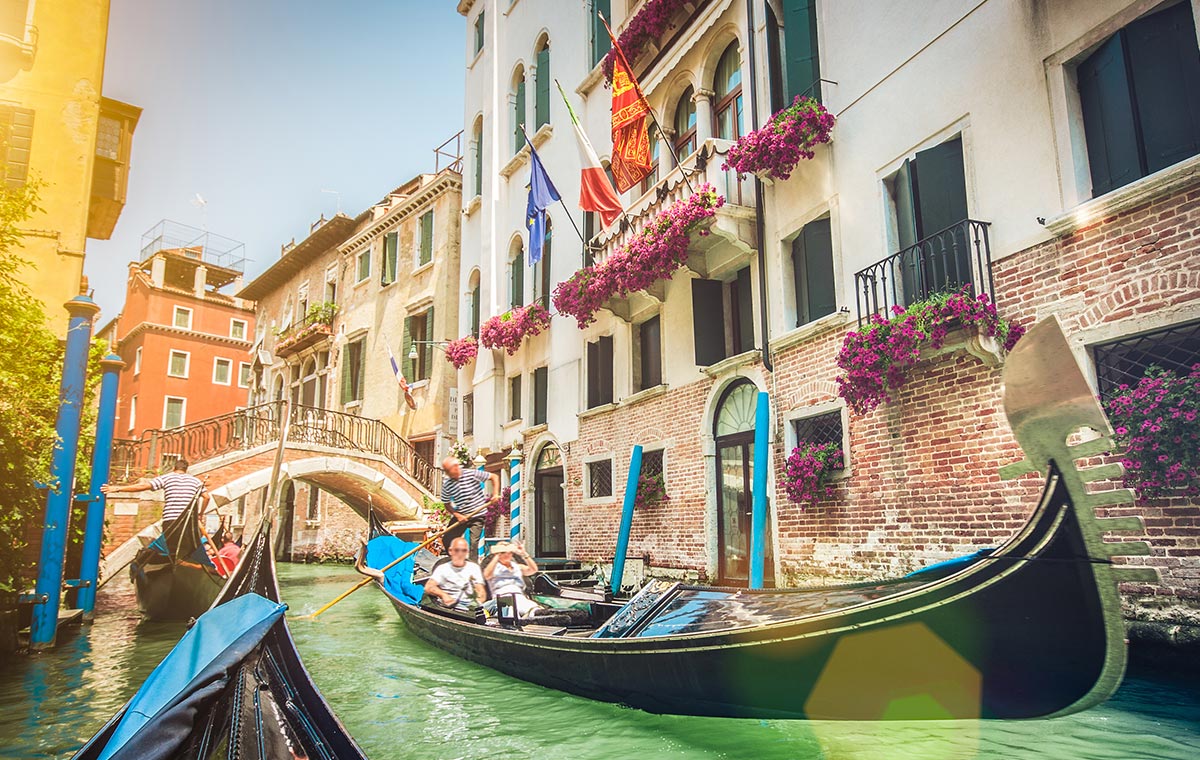 Luxury is the key to first class seats to gorgeous Venice. - IFlyFirstClass